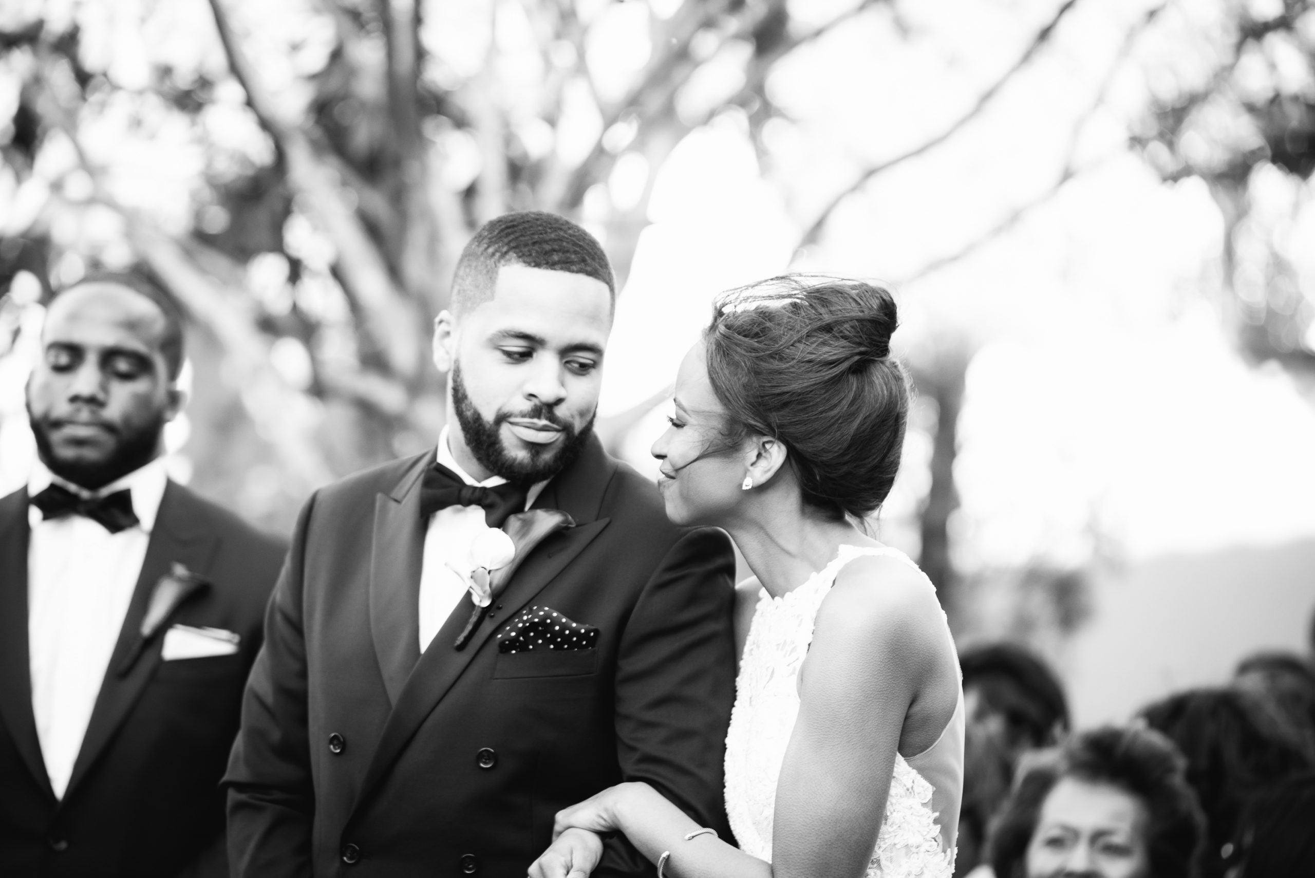 Bridal Bliss: Leslie And Gerard's Winter Wedding Had A Mardi Gras Twist