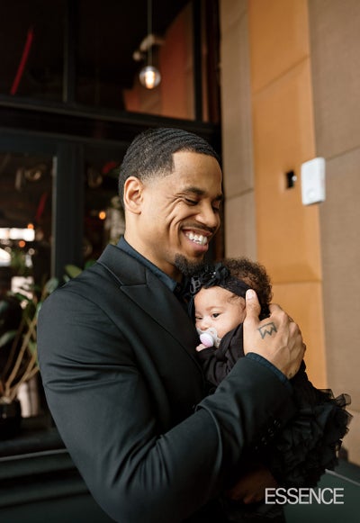 Exclusive: See The First Photos Of New Dad Mack Wilds With His Newborn Daughter