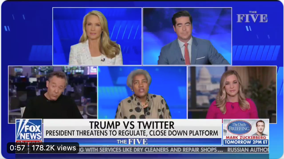 Twitter Erupts After Donna Brazile Tells Fox News Host To Stop His Whining