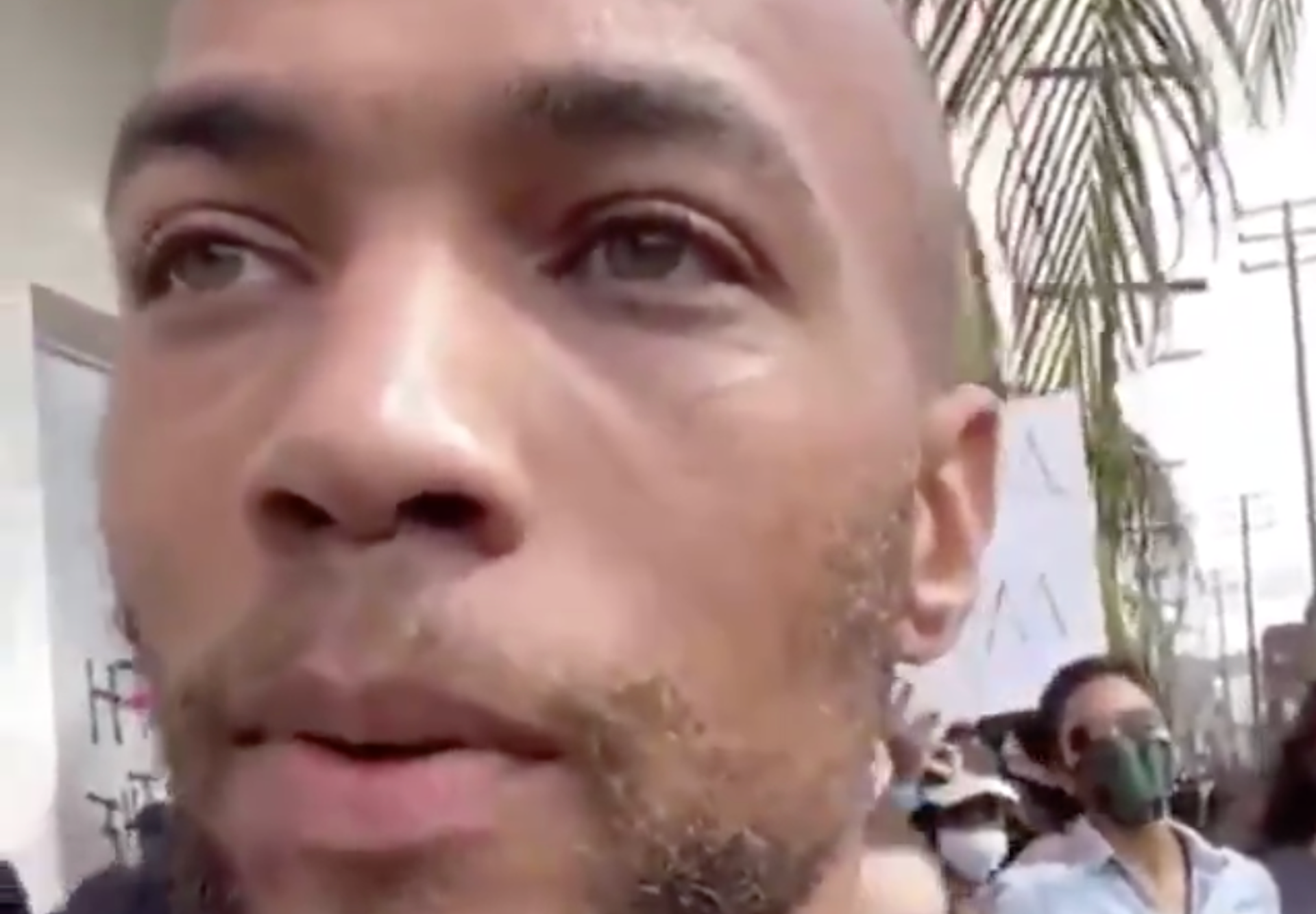 ‘Insecure’ Star Kendrick Sampson Hit By Rubber Bullets At LA Protest