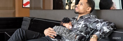 Exclusive: See The First Photos Of New Dad Mack Wilds With His Newborn Daughter