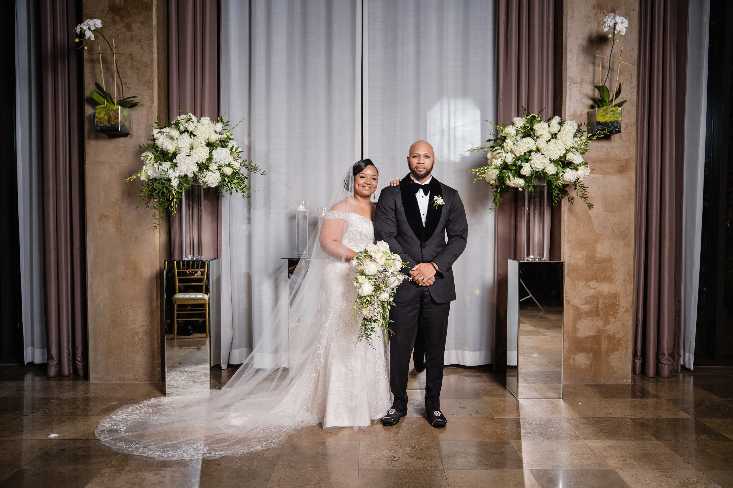 Bridal Bliss: Moneca And Randall Danced The Night Away At Their New Year's Eve Wedding