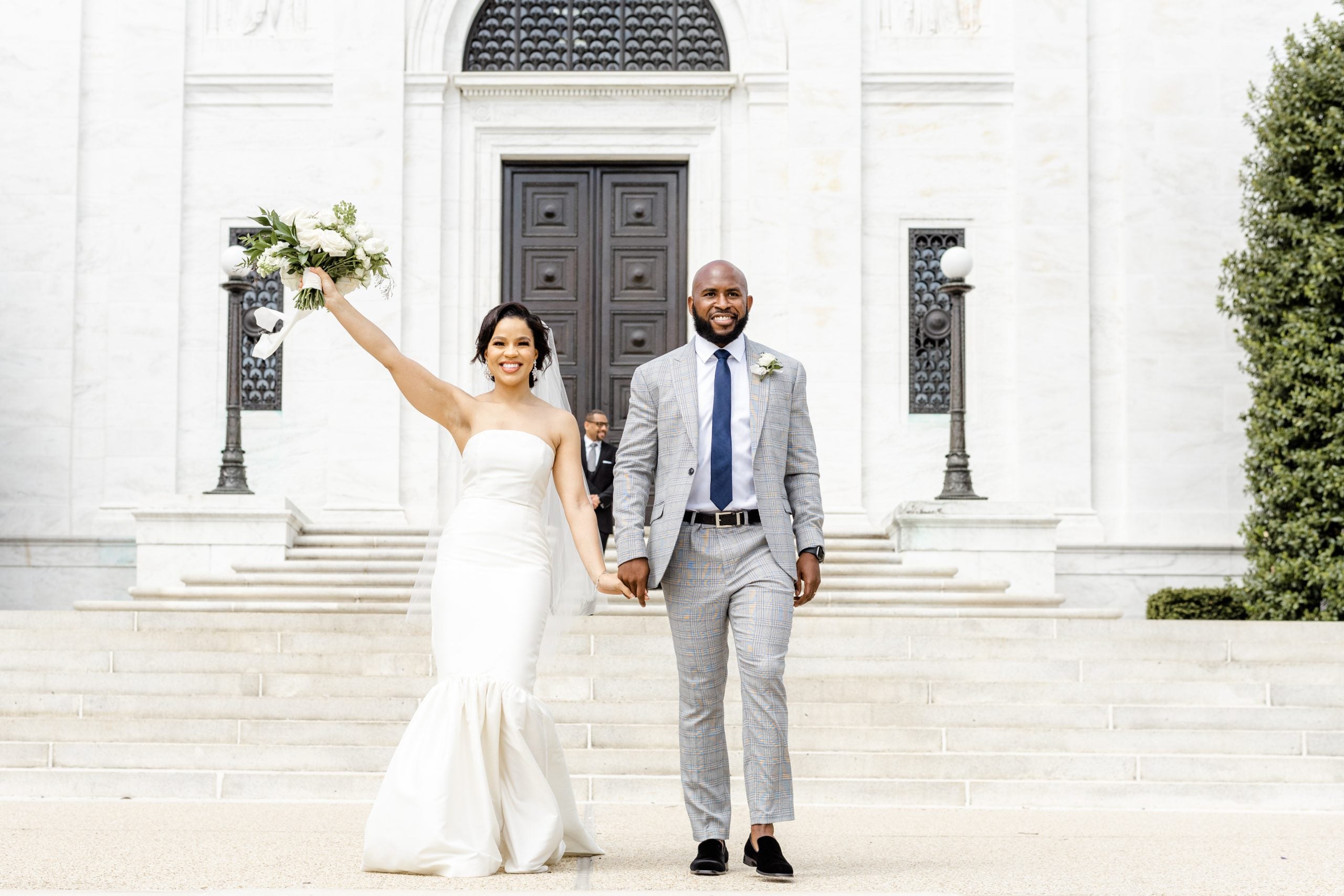 Bridal Bliss: Lauren and Warren’s Social Distancing Wedding In Washington D.C.