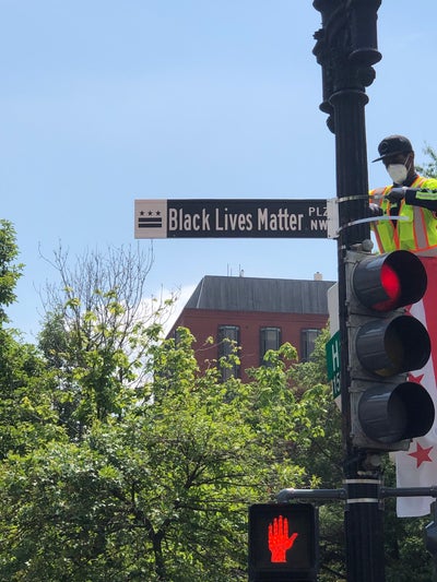D.C. Mayor Muriel Bowser Renames Intersection Near White House Black Lives Matter Plaza