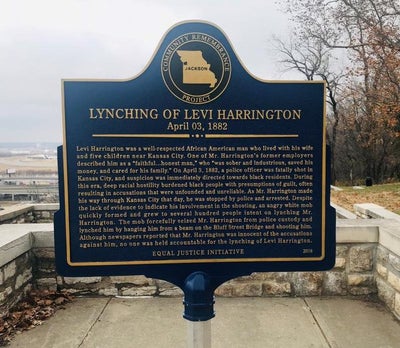 Kansas City Police Investigating After Lynching Victim Memorial Is Vandalized