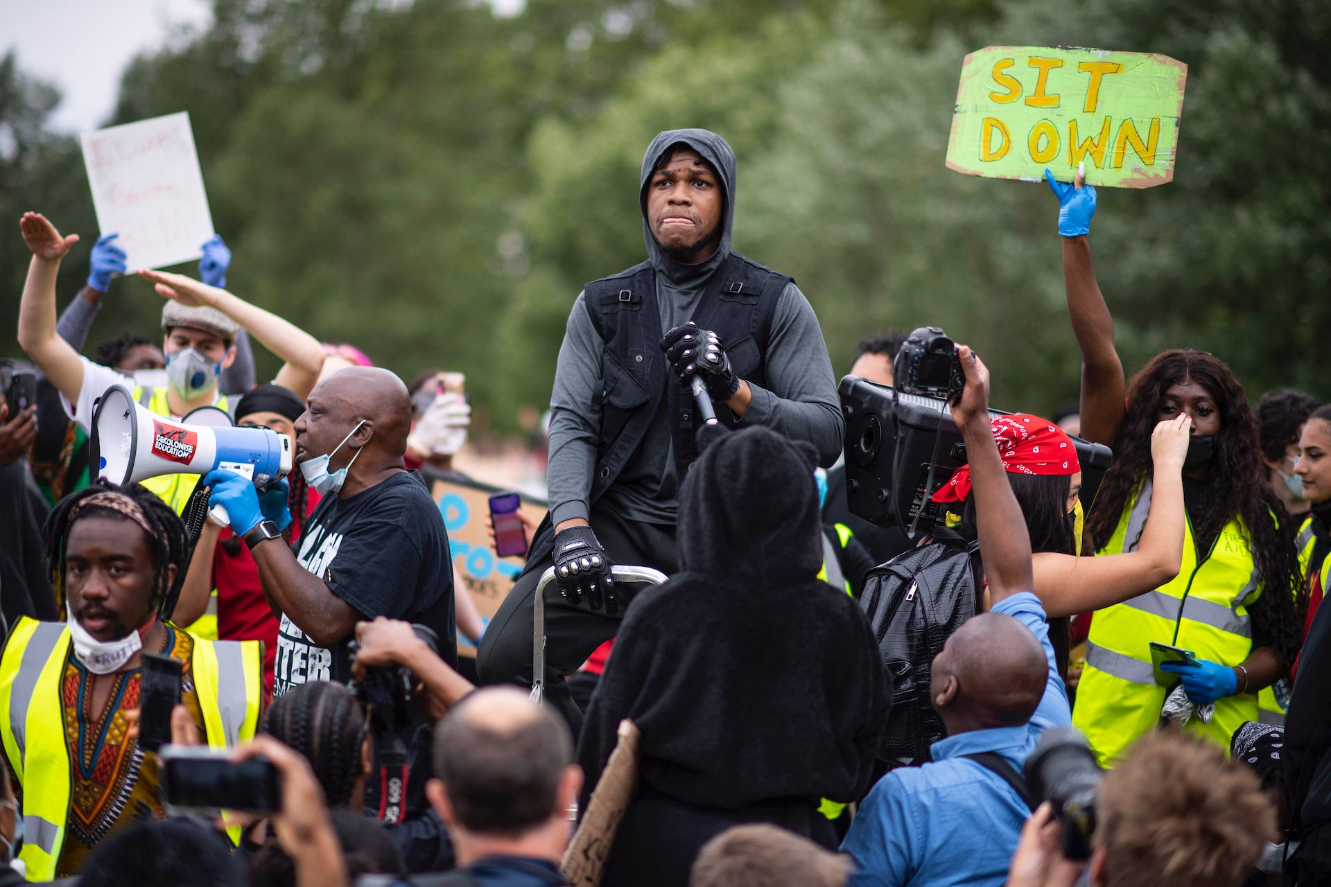 ‘Star Wars’ Actor John Boyega Demands Respect For Black Lives At London Protest