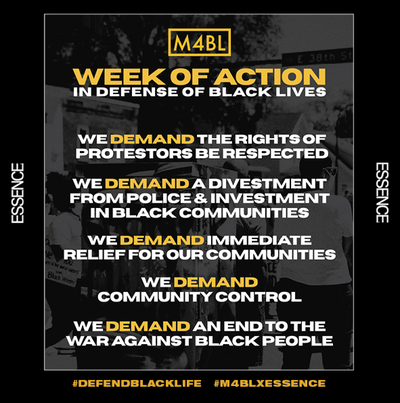 ESSENCE Stands In Solidarity With The Movement For Black Lives’ Week Of Action