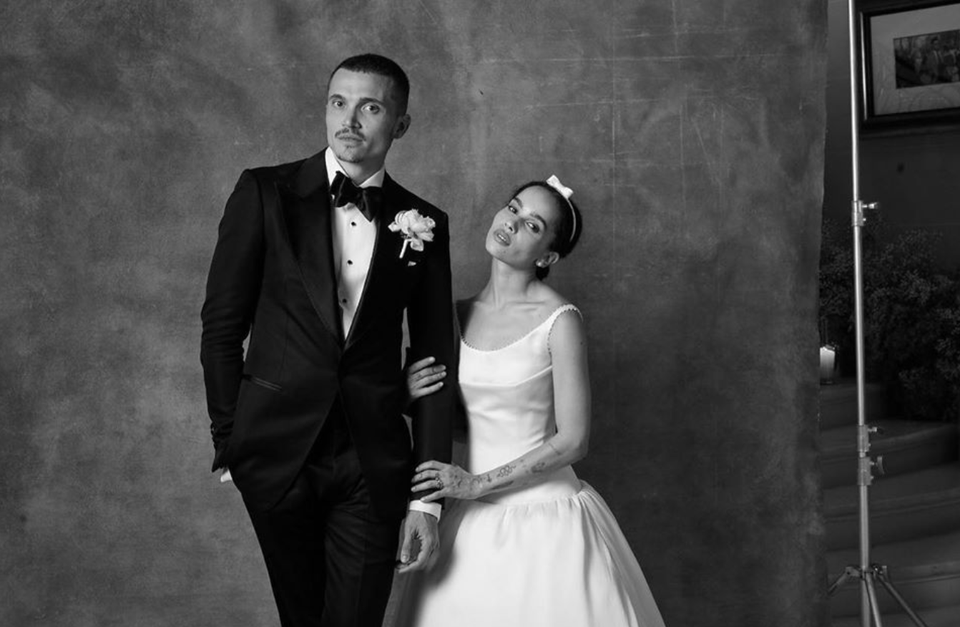 Zoë Kravitz and Karl Glusman Celebrate Their One-Year Wedding Anniversary