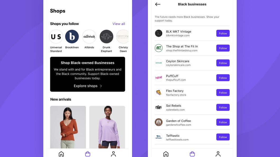 Digital App 'Shop' Launches New Feature To Easily Discover Black Owned Brands