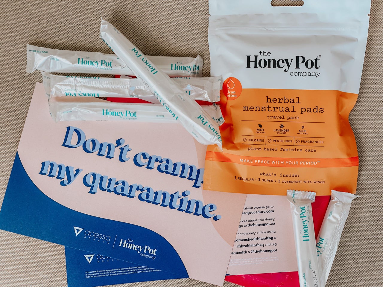 The Honey Pot And Acessa Health Are Giving Free Menstrual Products To