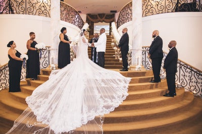 Bridal Bliss: Mia And William’s Upscale Glam Wedding