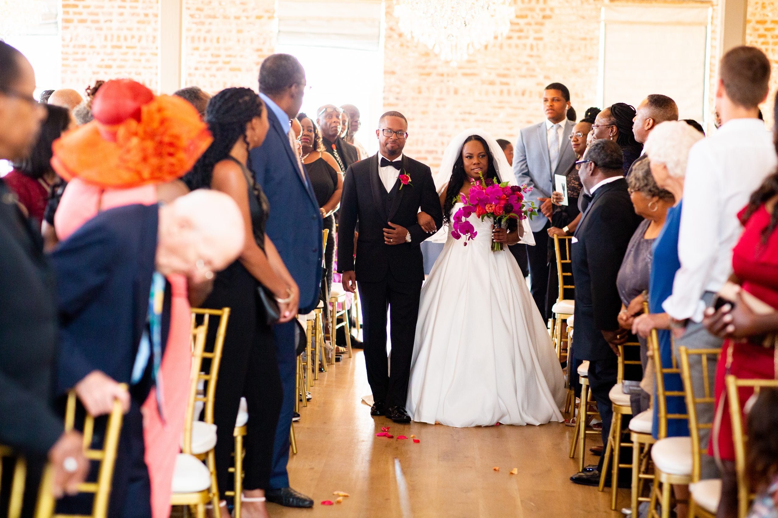 Bridal Bliss: Ashley And Richard Traditional Southern Wedding Brought The Romance