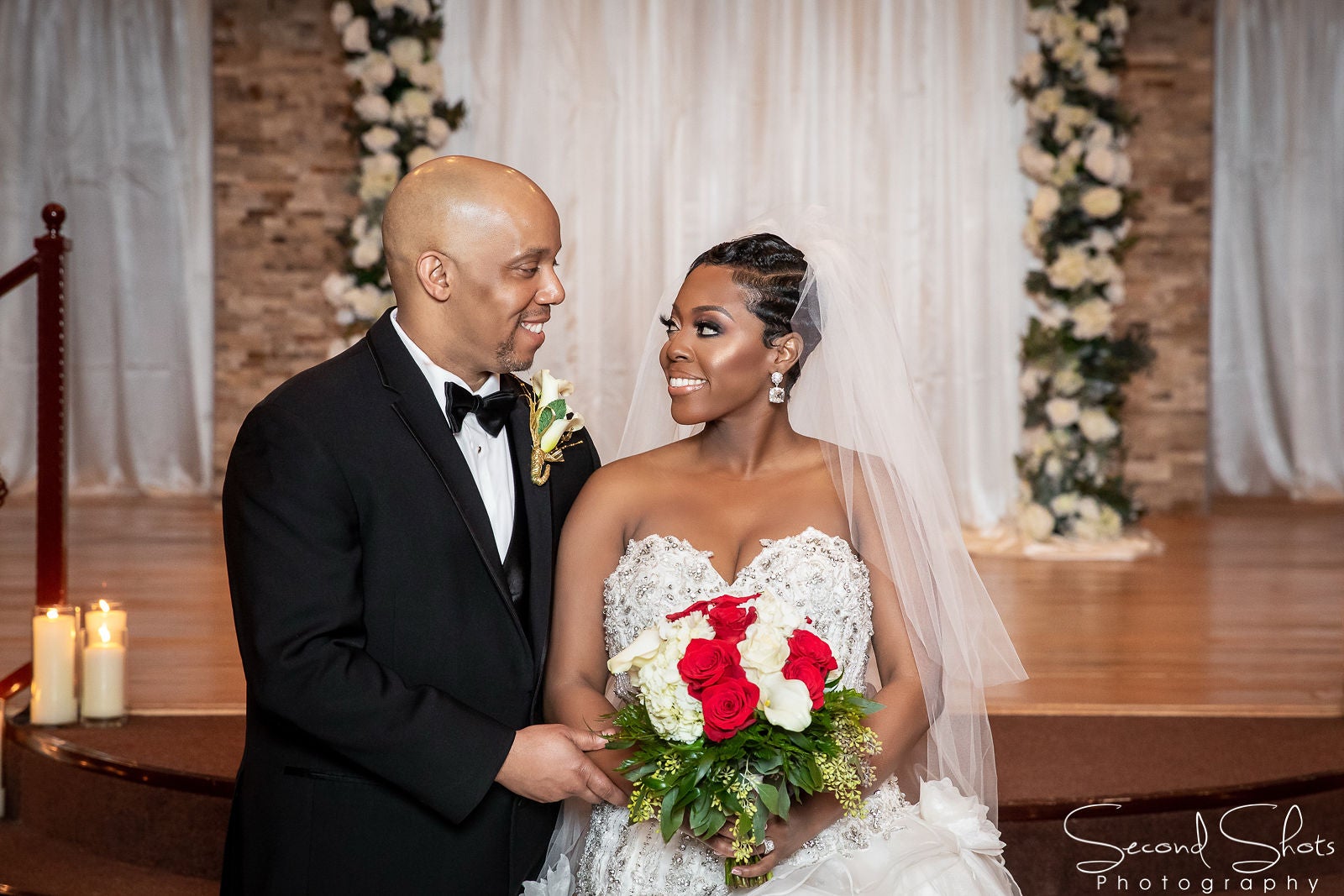Bridal Bliss: The Roses Were Oh So Red At Krystal And Billy's Romantic Texas Wedding
