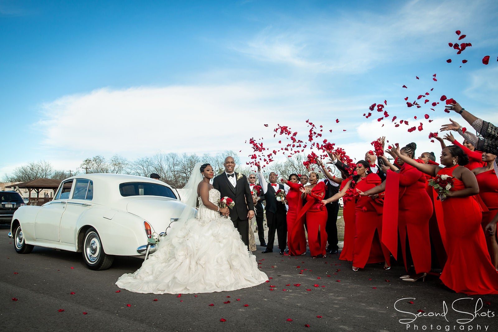 Bridal Bliss: The Roses Were Oh So Red At Krystal And Billy's Romantic Texas Wedding