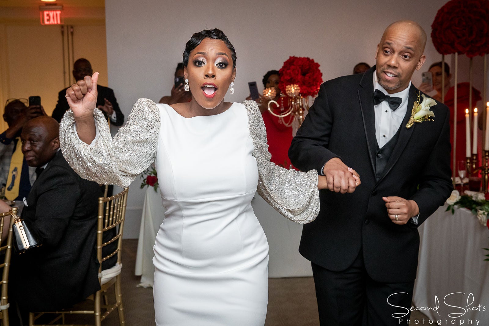 Bridal Bliss: The Roses Were Oh So Red At Krystal And Billy's Romantic Texas Wedding