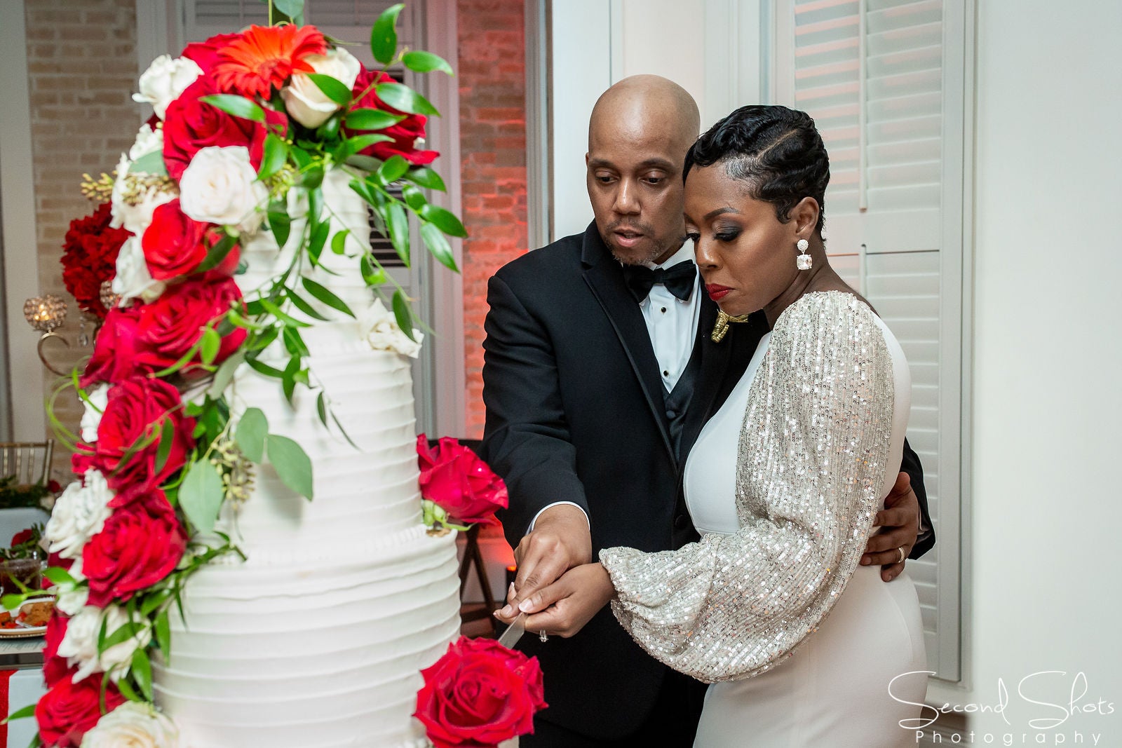 Bridal Bliss: The Roses Were Oh So Red At Krystal And Billy's Romantic Texas Wedding