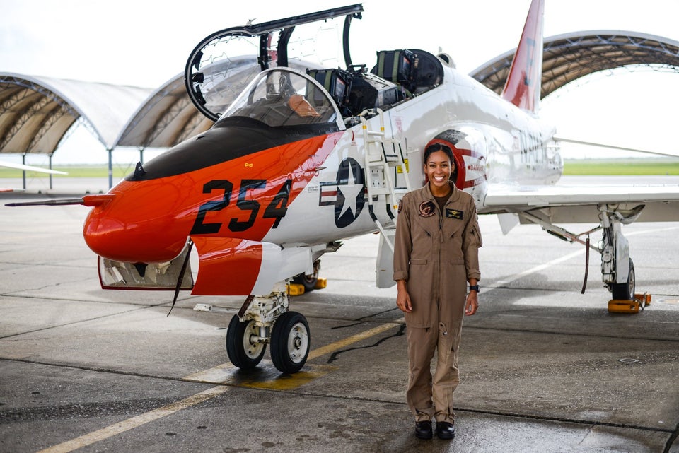 The U.S. Navy Celebrates First Black Woman Tactical Jet Pilot