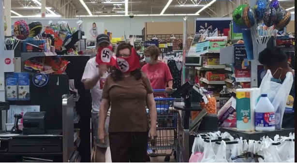 Walmart Bans Couple Who Wore Swastika Masks From Stores For A Year