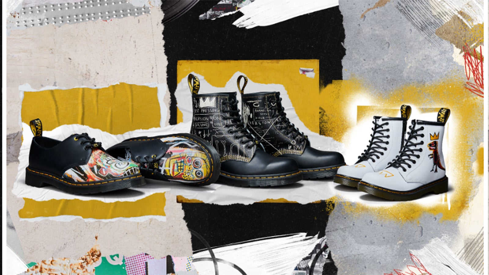 Dr. Martens Launches Capsule Collection With Jean-Michel Basquiat