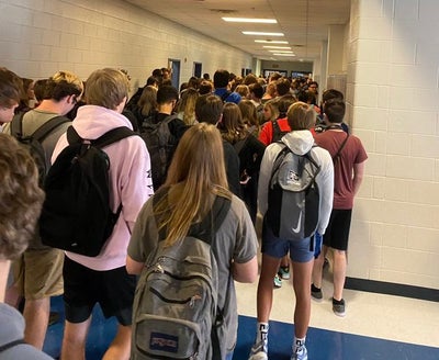 9 At Georgia School Test Positive For COVID-19 A Week After Photo Of Crowded Hallway Went Viral