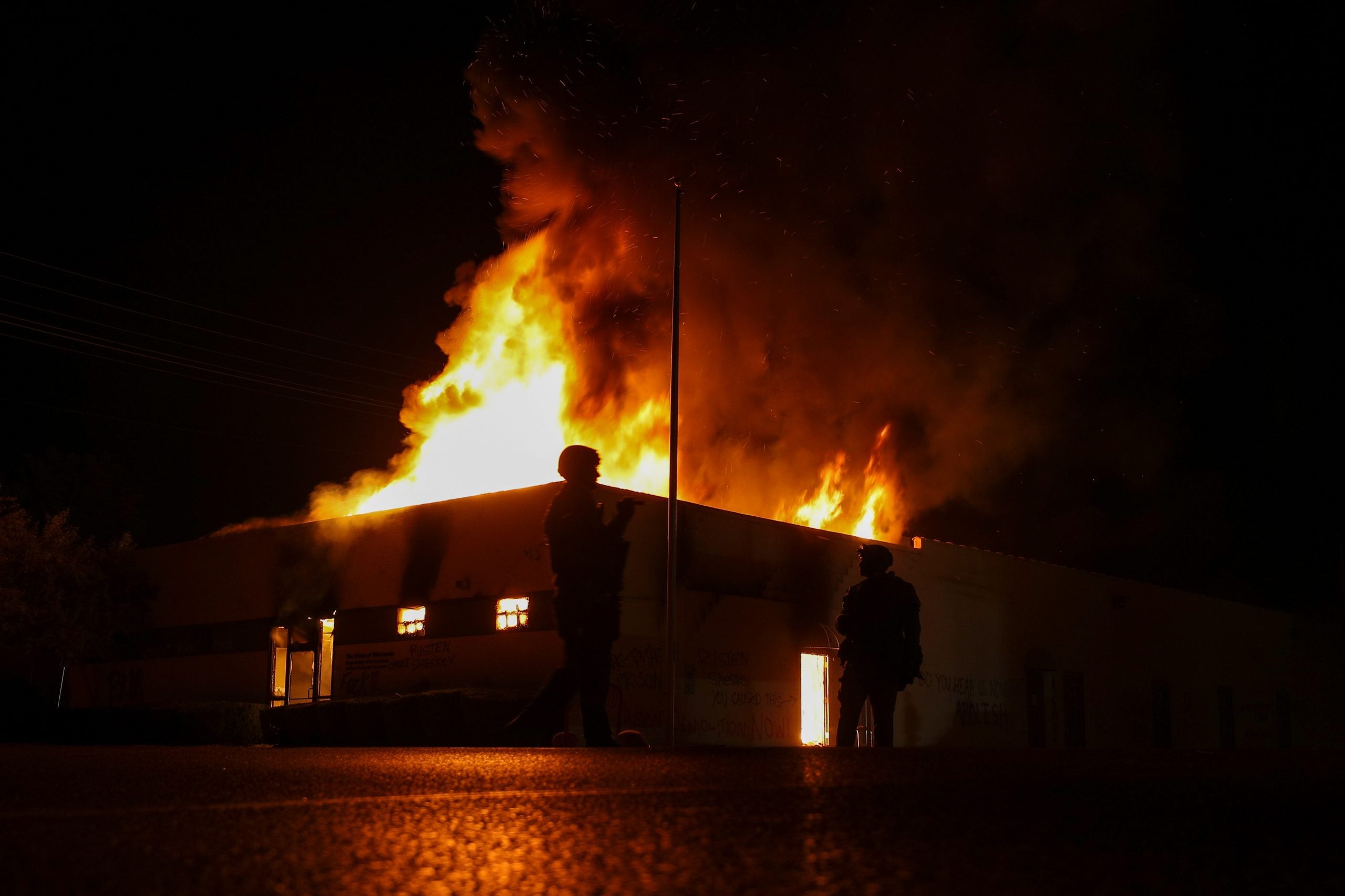 Protests Erupt In Wisconsin Following Shooting Of Jacob Blake