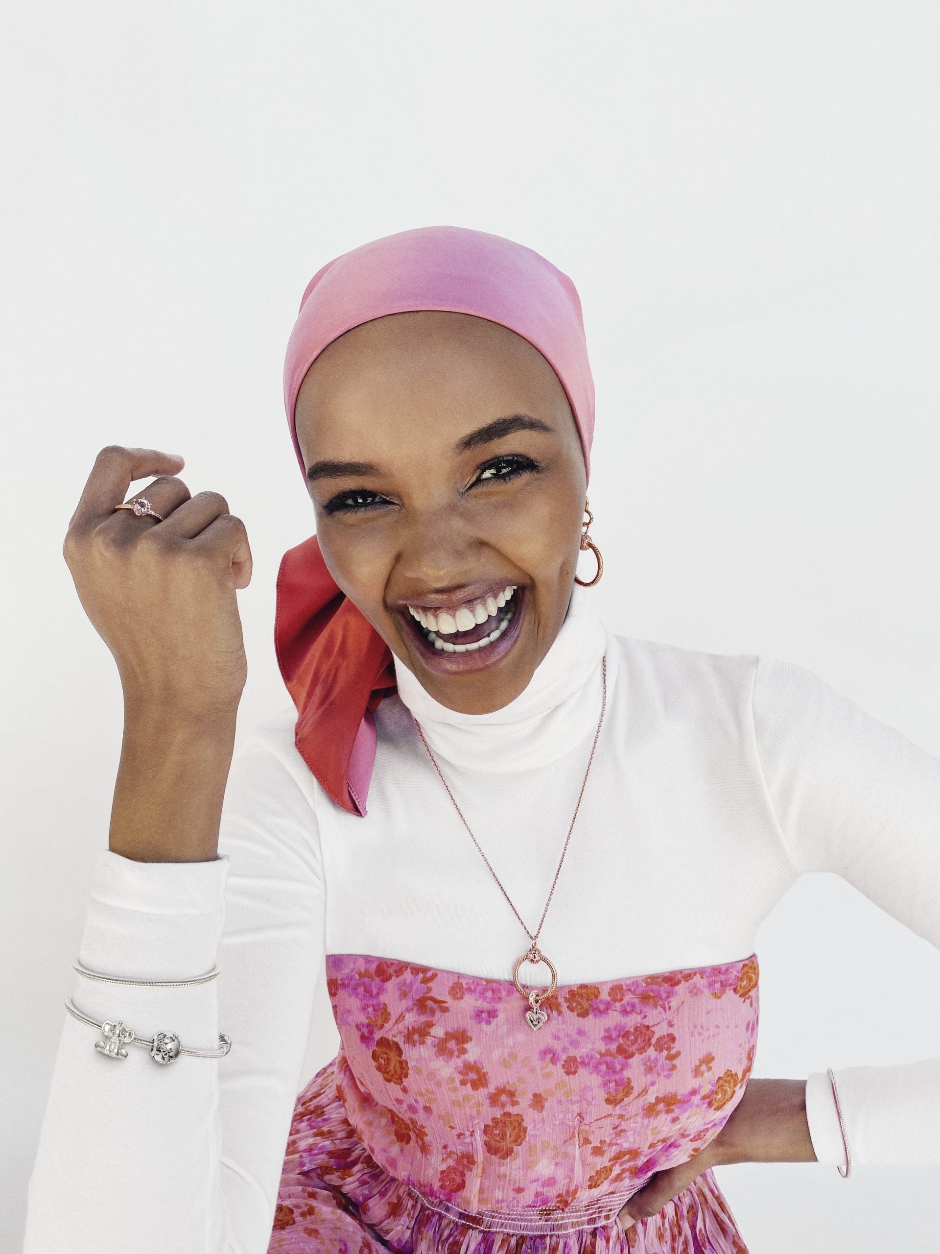 Halima Aden Celebrates 20 Years Of Collecting With Pandora