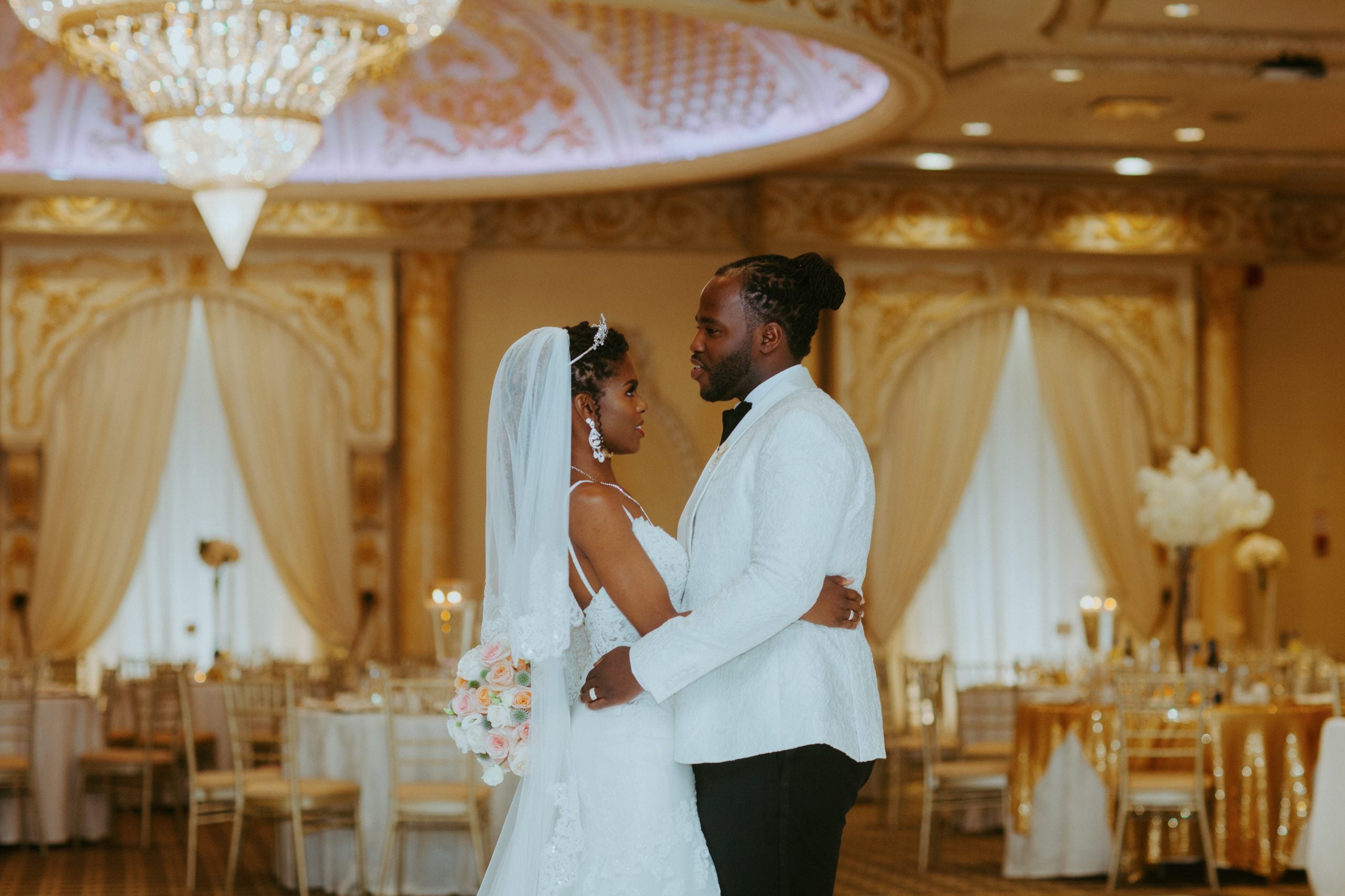 Bridal Bliss: Omega And Andrew Brought Ghanaian Pride To Their Royal Themed Wedding