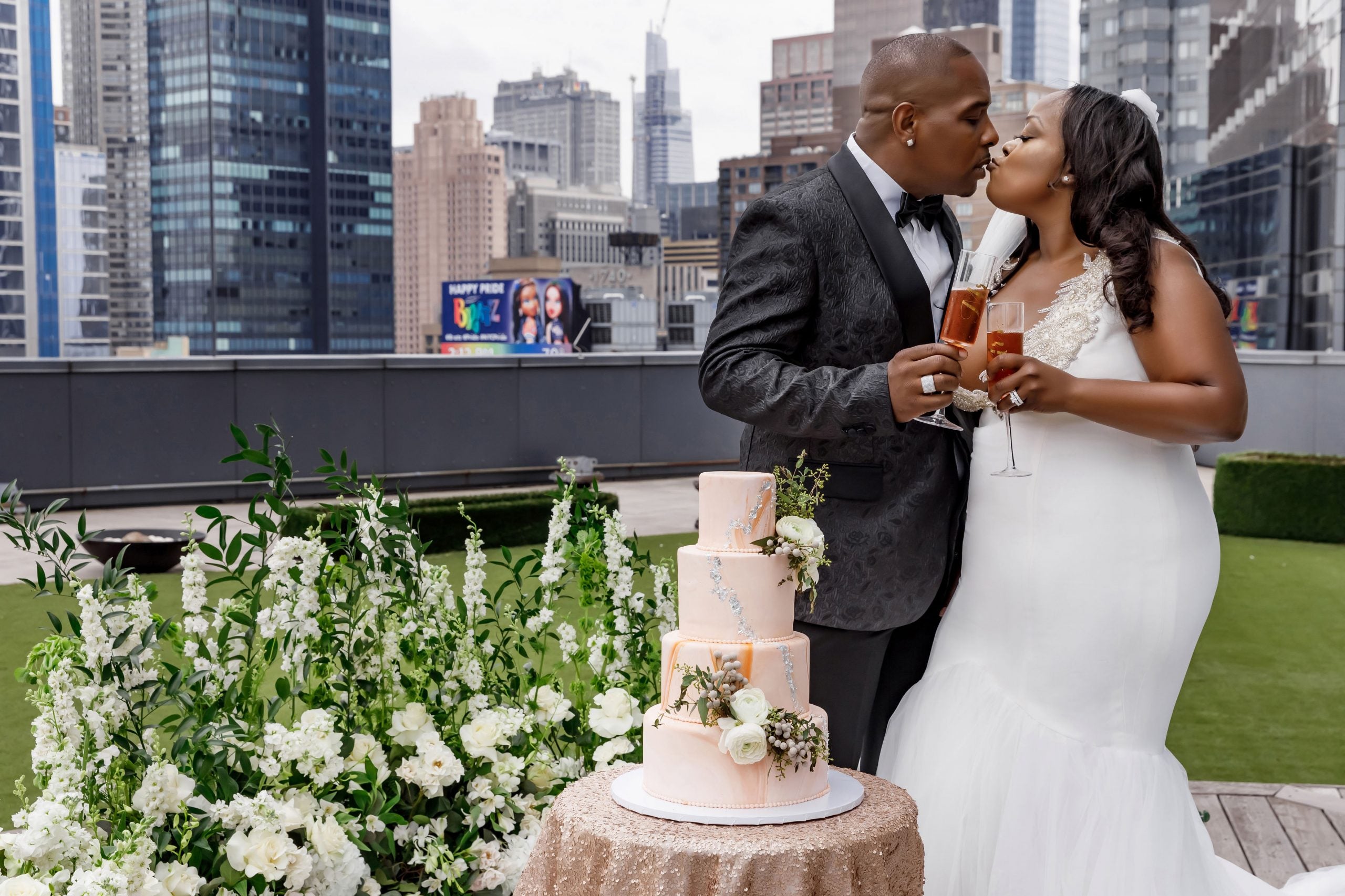 Bridal Bliss: Sharisse And Thurman's Big Apple Wedding Took Us To New Heights