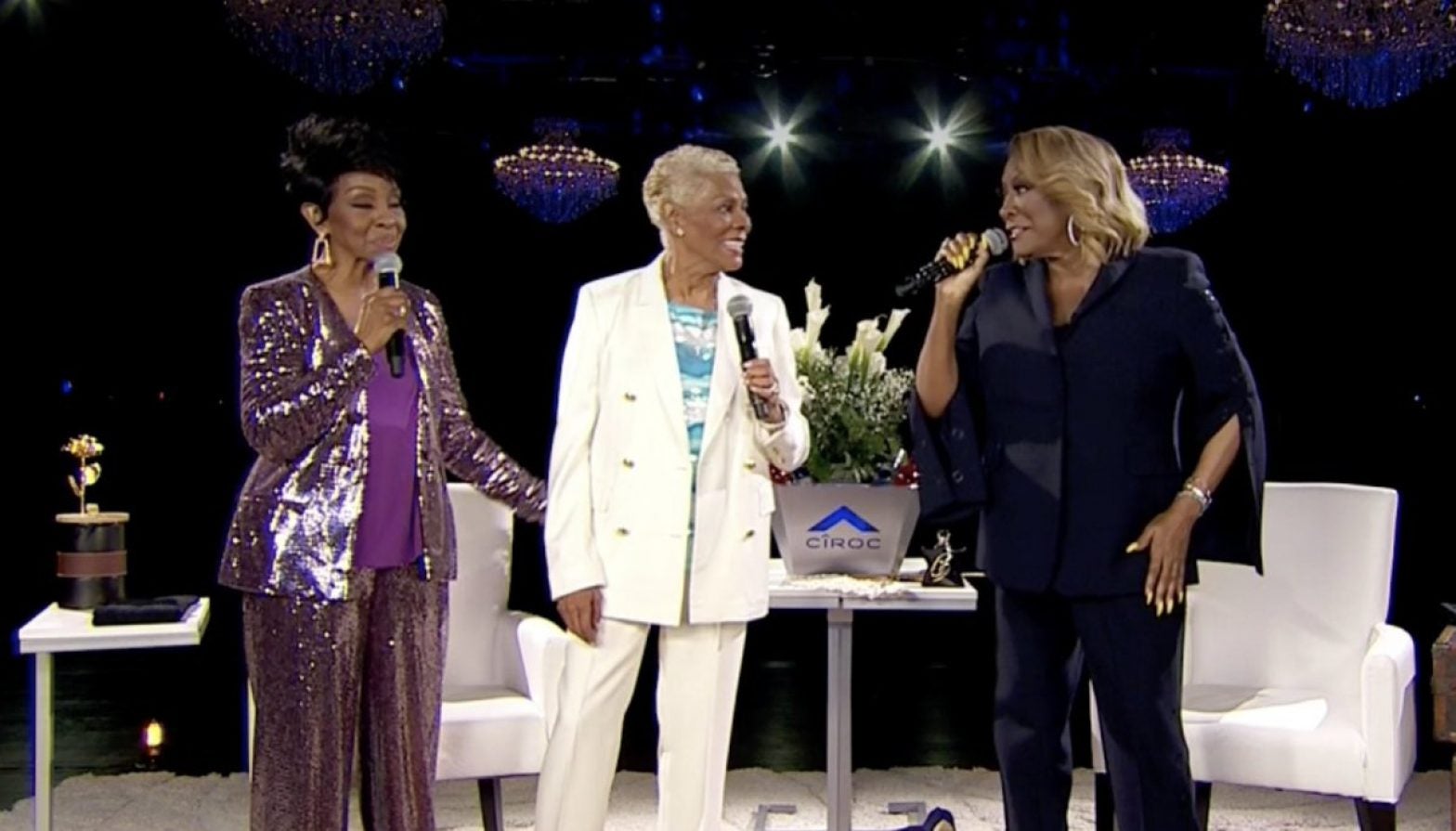 Dionne Warwick Makes Surprise Appearance During Patti LaBelle & Gladys Knight's Verzuz Battle