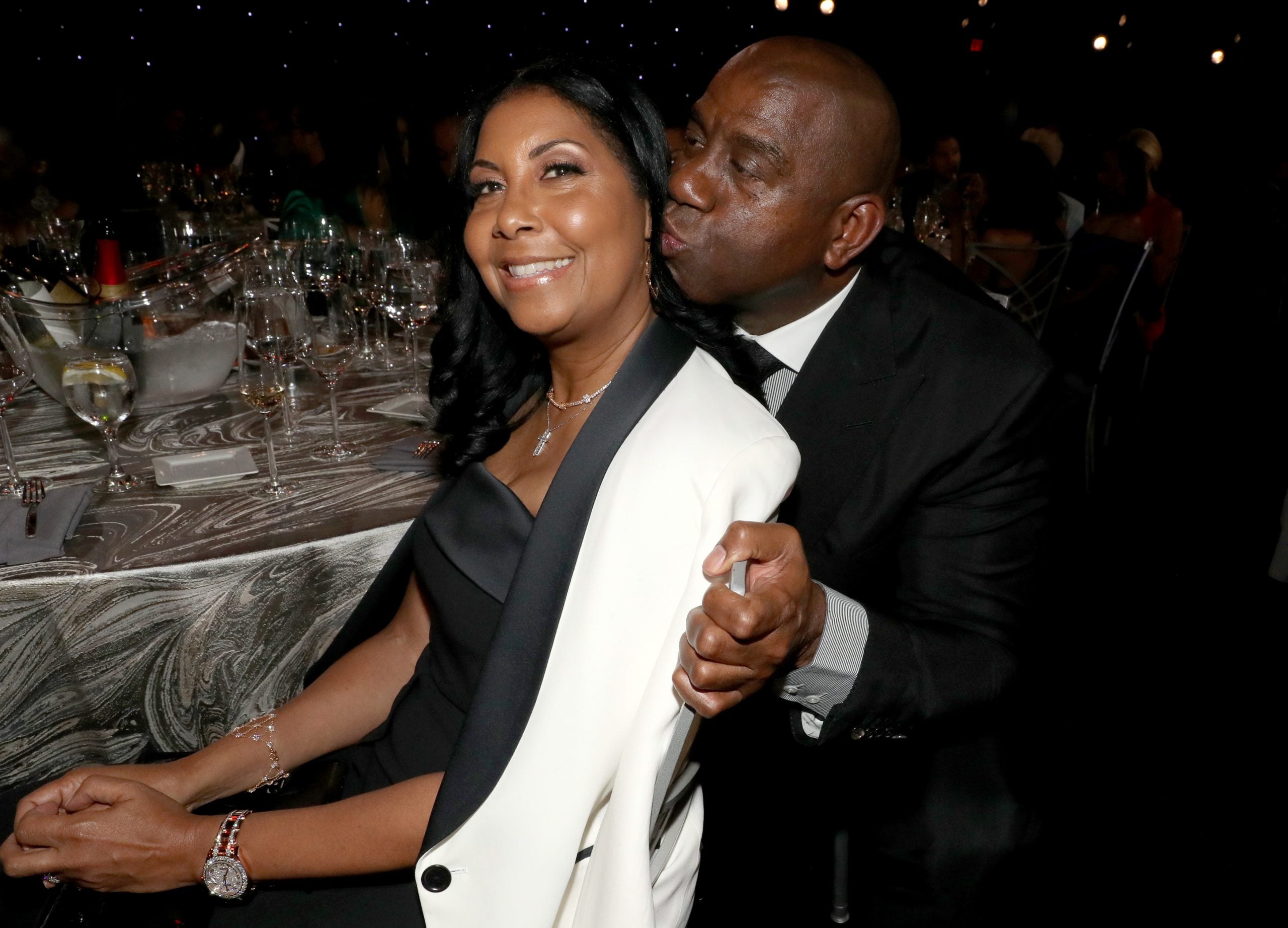 Magic Johnson Calls His Wife Cookie ‘A Gift From God’ On Their 29th Wedding Anniversary