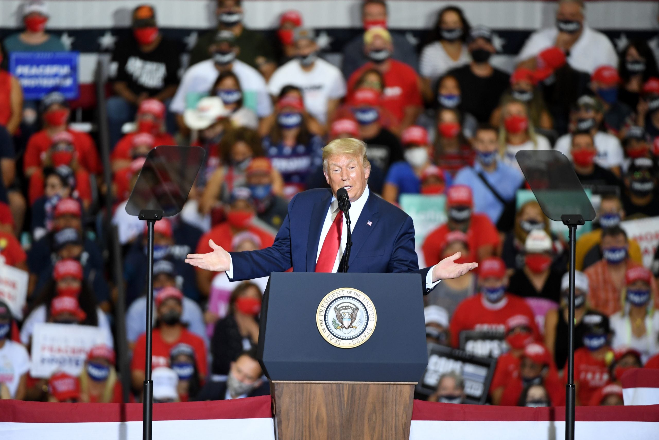 Nevada Gov. Steve Sisolak Slams Trump For Hosting Campaign Rally Indoors