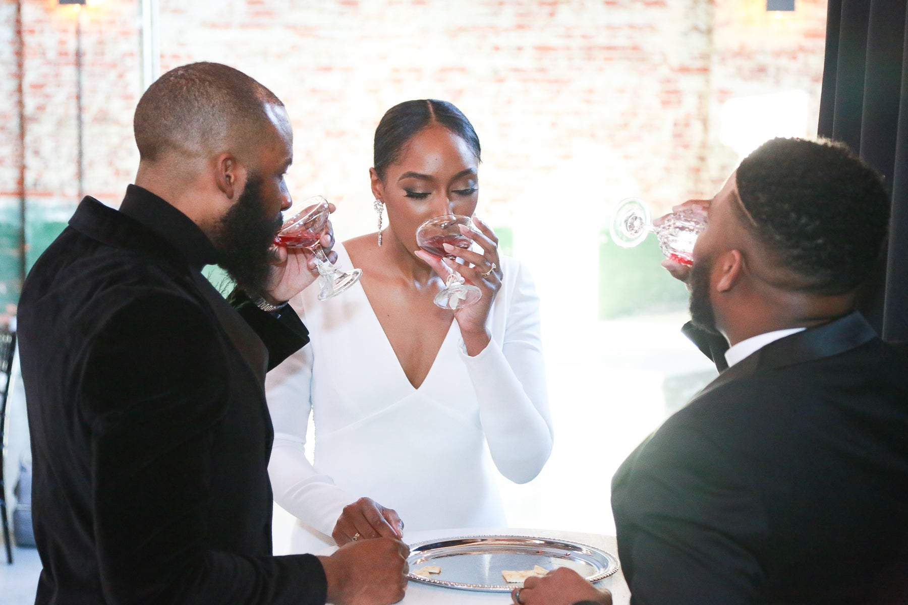 Bridal Bliss: We Couldn't Take Our Eyes Off Maya And André's Modern North Carolina Wedding