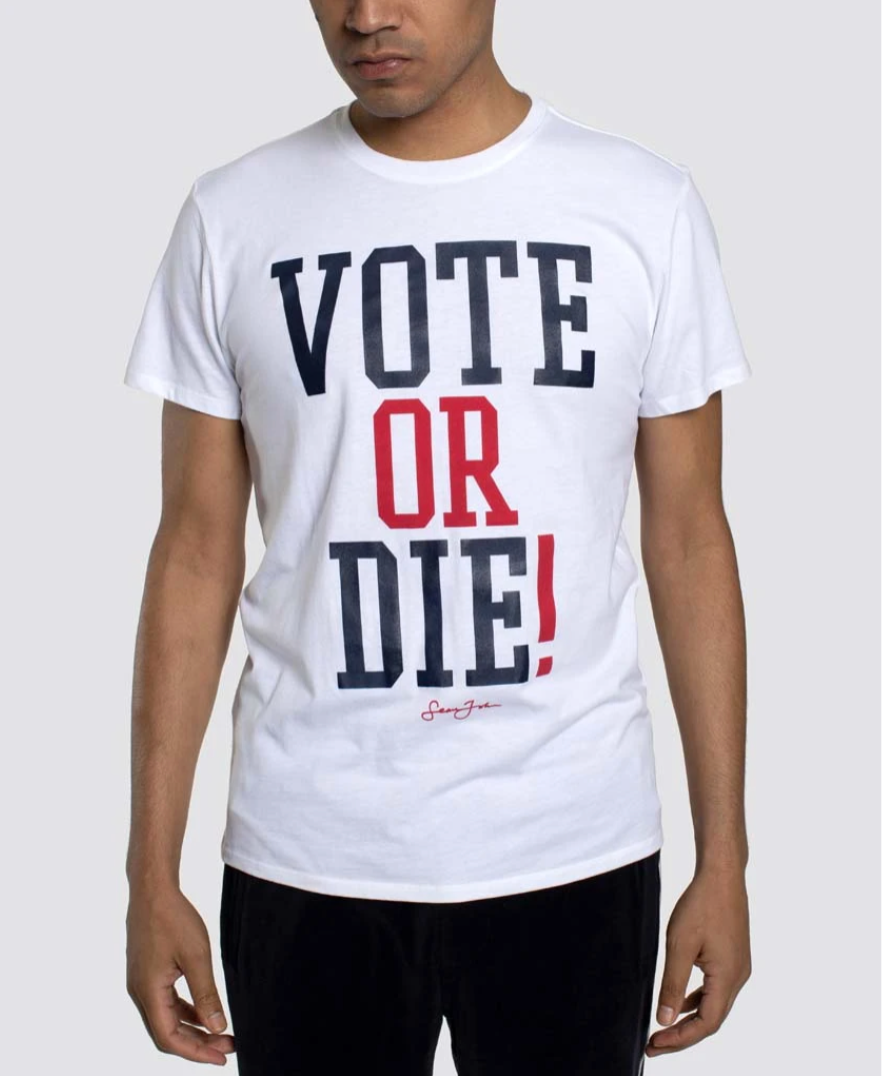 Sean Jean Relaunches Popular ‘Vote Or Die” Tee