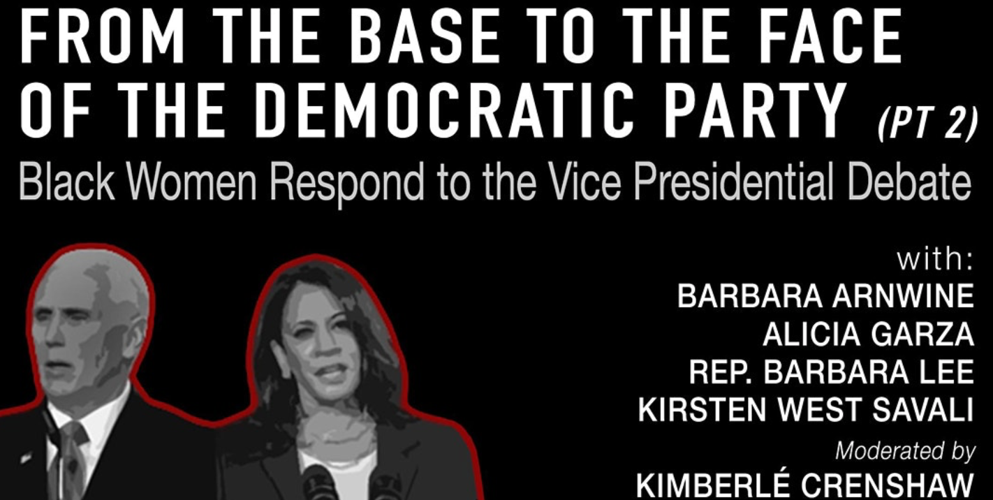 From The Base To The Face Of The Democratic Party: Black Women Respond To The VP Debate