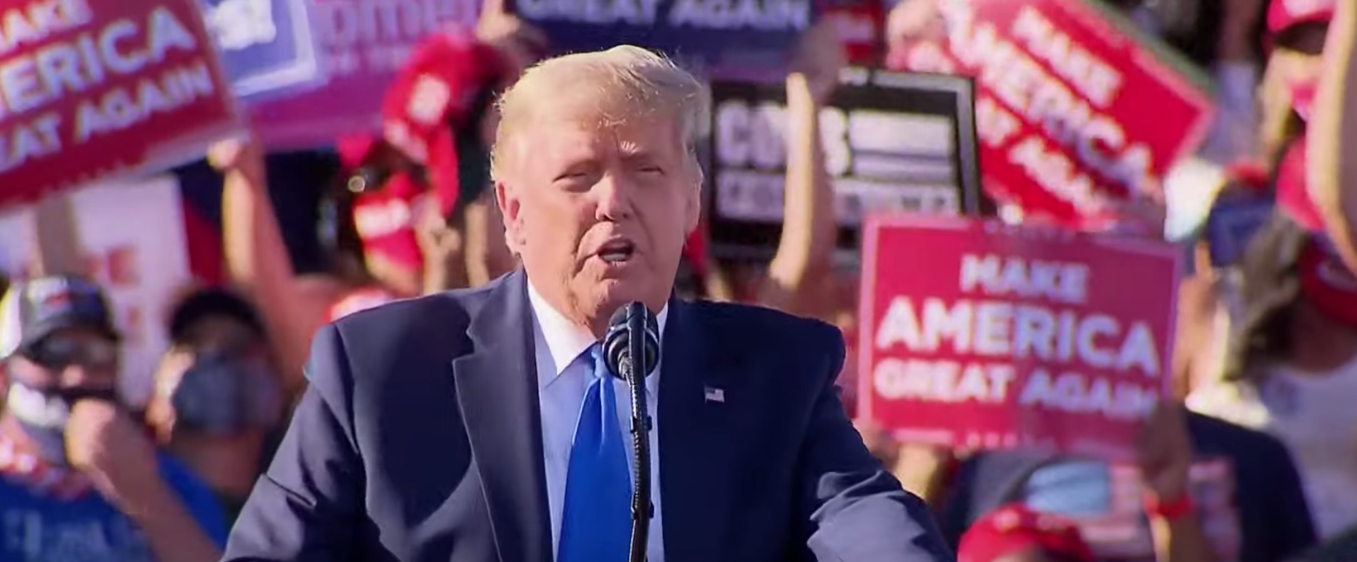 Trump Mockingly Says Biden Will "Listen To The Scientists" If Elected