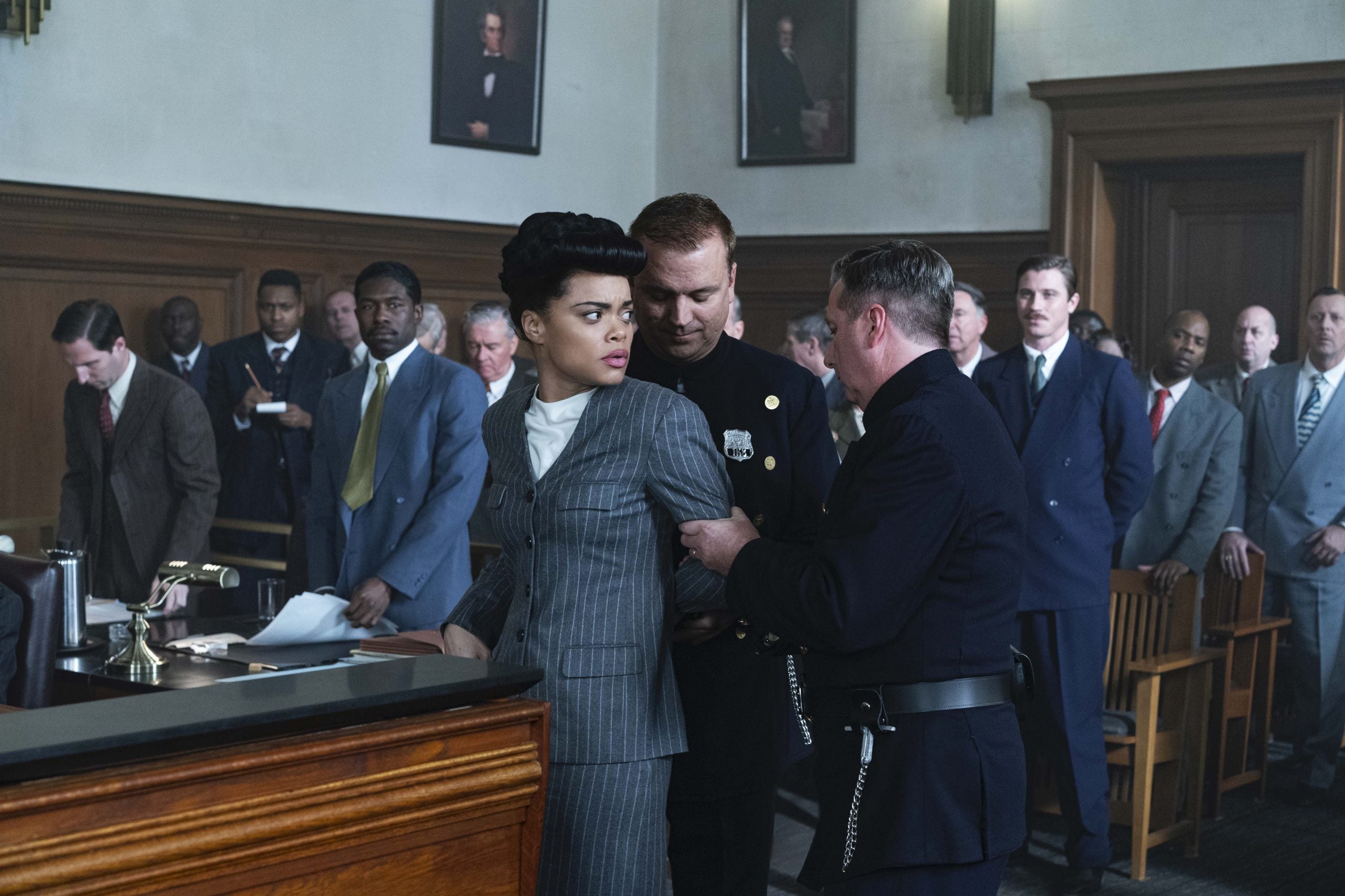 First Look: Andra Day and Trevante Rhodes in ‘The United States vs. Billie Holiday’