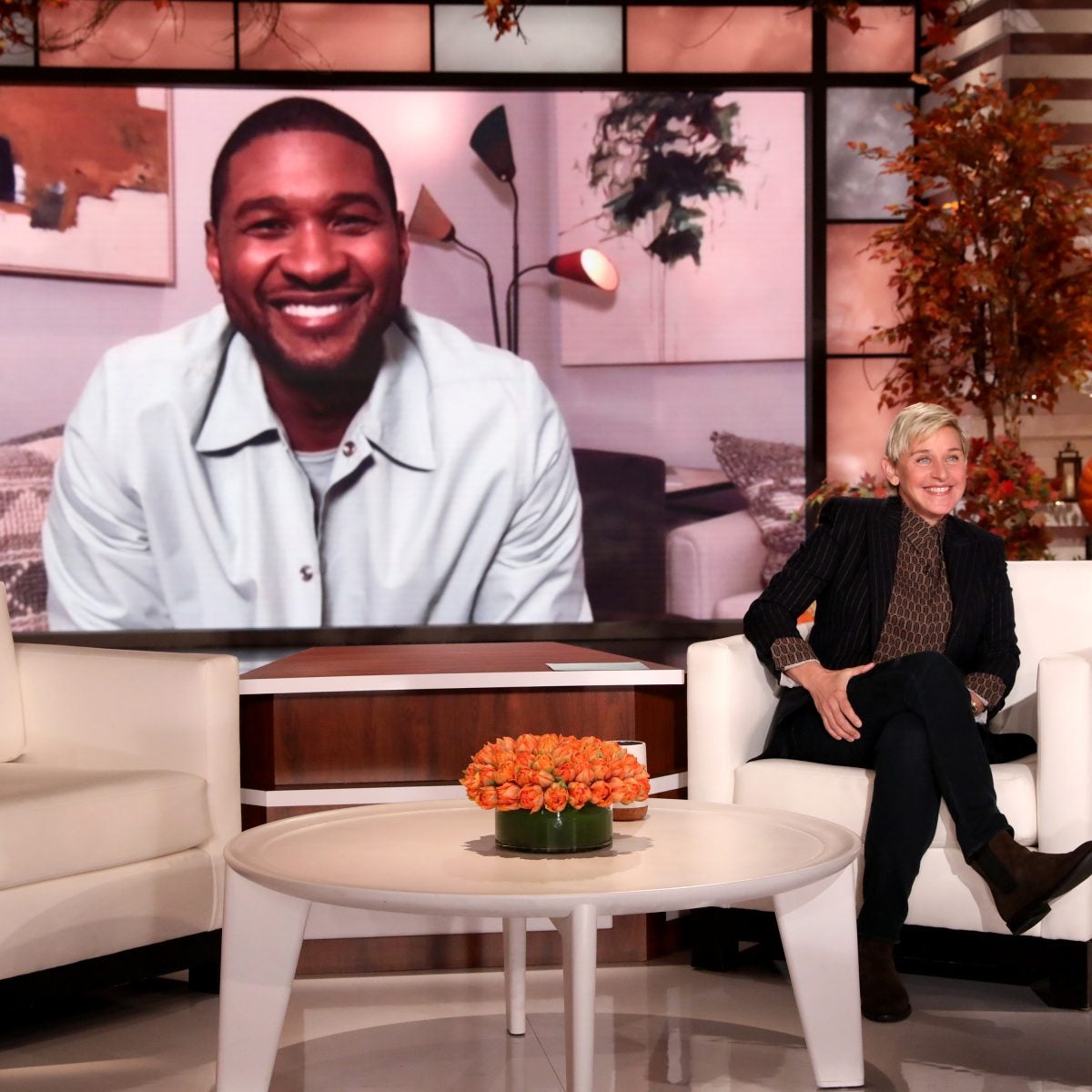 Usher Shares First Photos Of His Newborn Daughter on 'Ellen'