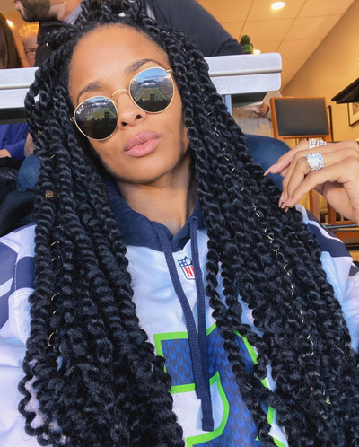 Ciara Is Rocking Ice-Blue Hair And We’re Loving It