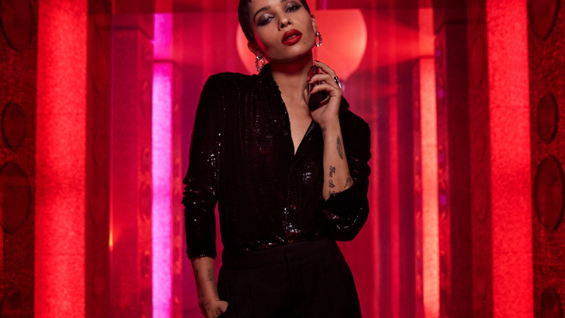 How Zoe Kravitz Brings In The Holiday With Her Favorite YSL Beauty Treats