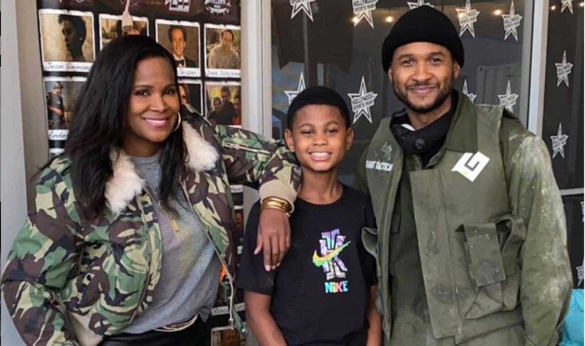 Usher And Tameka Foster Come Together For Their Son's 13th Birthday