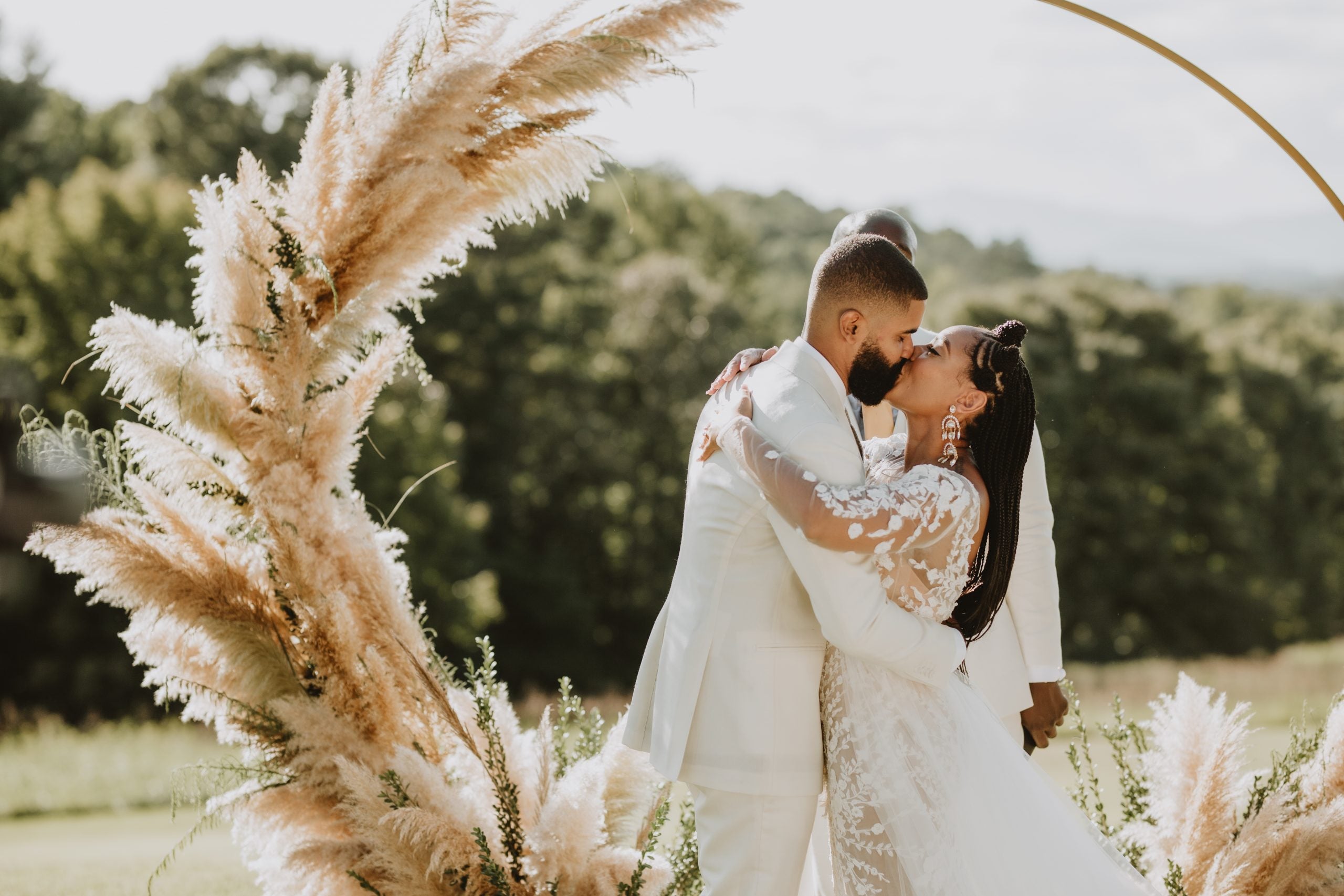 Rosco And Matthew's Ethereal North Carolina Wedding Was Intimate and Magical