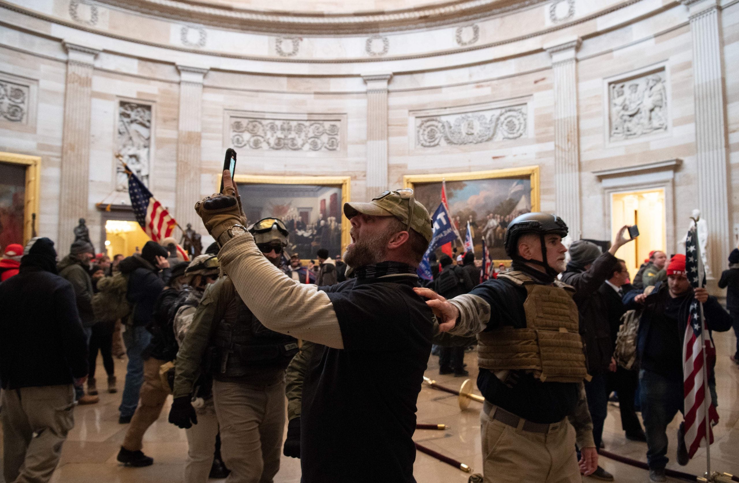 Armed Trump Supporters Storm U.S. Capitol To Stop Electoral Vote Count