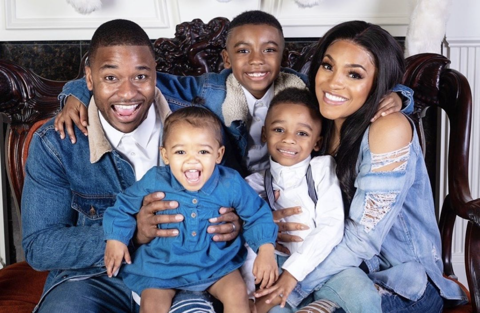You Must See These Photos Of Drew Sidora And Ralph Pittman's Three Beautiful Kids