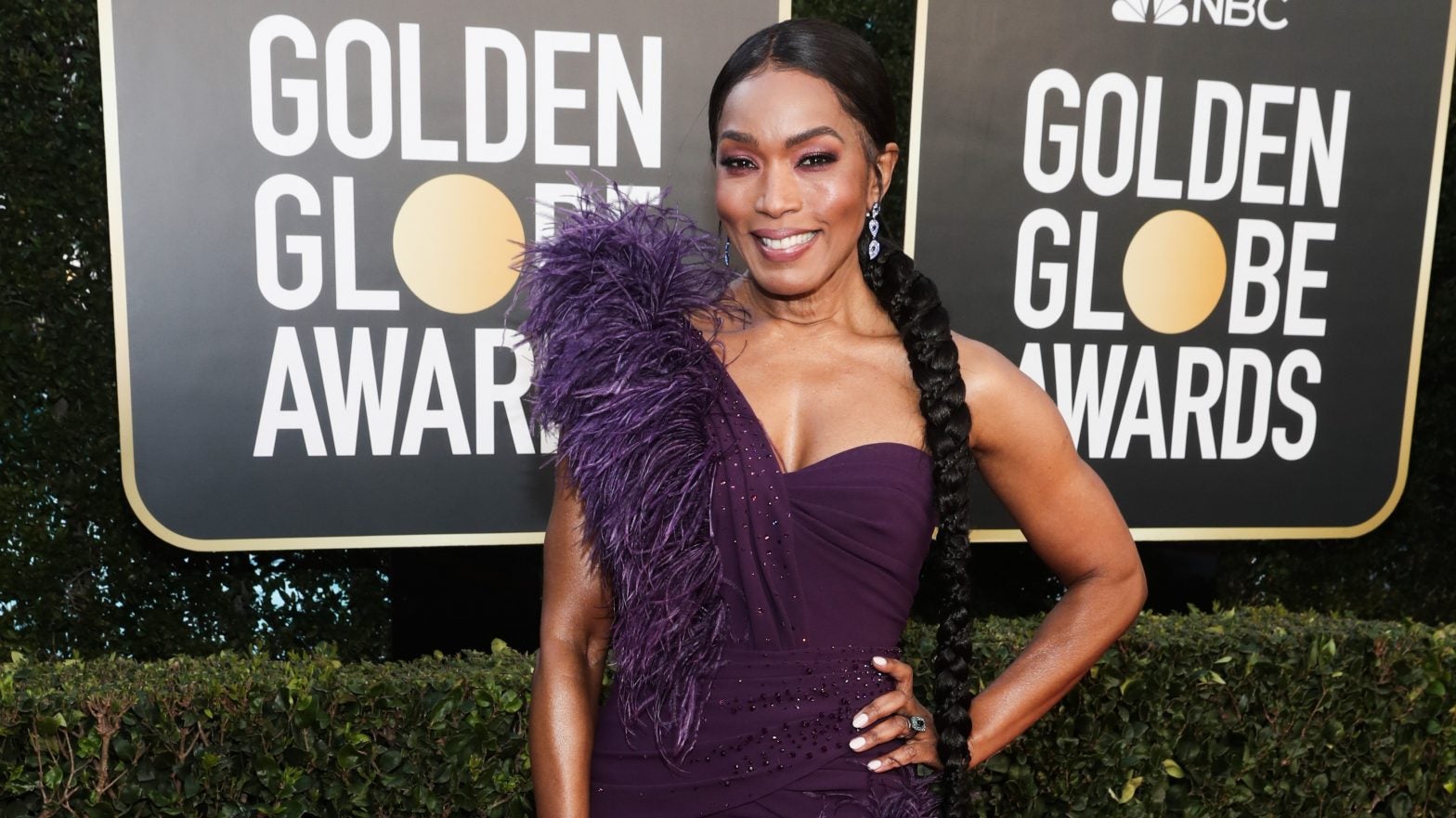 Let's Talk About Angela Bassett's Braid At The Golden Globes Awards