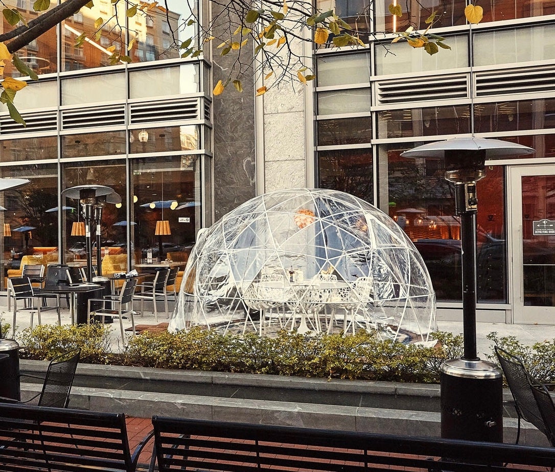 These DC Domes Offer A Cozy and Socially Distanced Dining Experience
