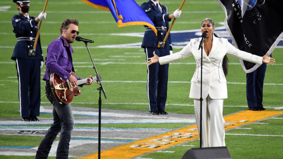 Jazmine Sullivan Scores With Soulful Super Bowl  National Anthem