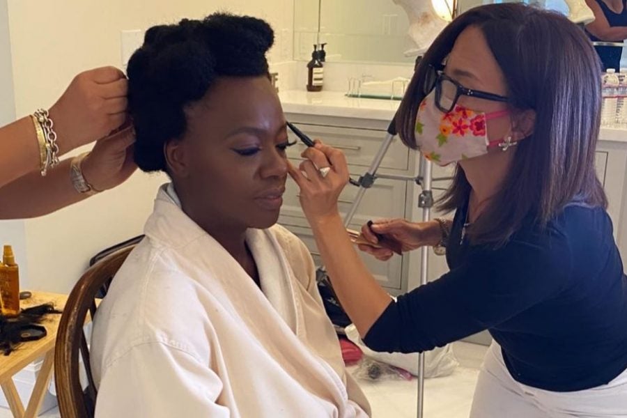 Makeup brand Drugstore responsible for the stunning look of Viola Davis’ Golden Globe makeup