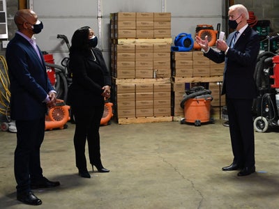 President Joe Biden Visits Black-Owned Business for ‘Help Is Here’ Tour