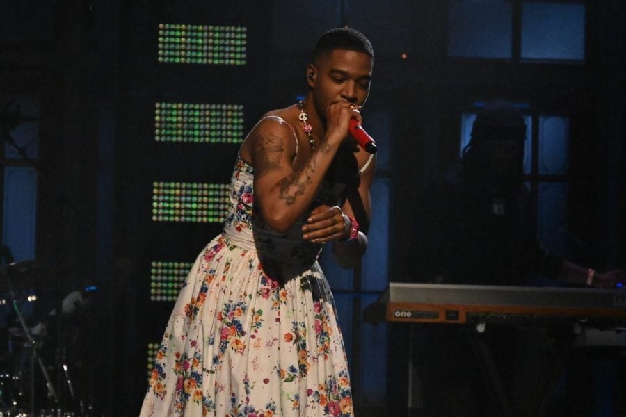 Kid Cudi Wears OffWhite Dress By Virgil Abloh On SNL Essence