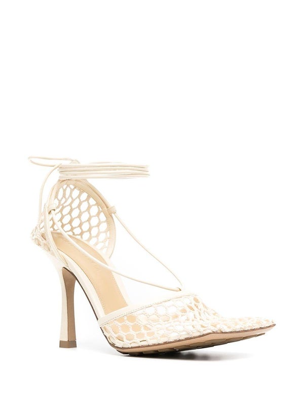 The Bottega Veneta Stretch Mesh Panel Sandals Are Already Poised To Be The Shoe Of The Summer Essence